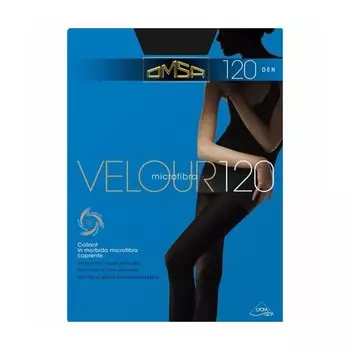 Колготки Omsa, Velour, 120 DEN, 2, nero/черные