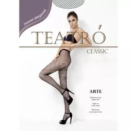 Колготки Teatro Arte микро-сетка melon, р. 1-2