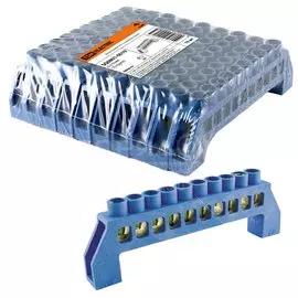 Шина нулевая N, в изоляции, 10 групп, 6х9 мм, TDM Electric, SQ0801-0019