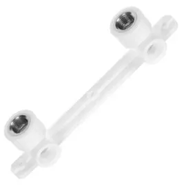 Комплект для смесителя полипропилен, d25х1/2", внутренняя резьба, белый, РосТурПласт