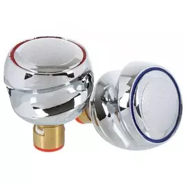 Комплект кран-букс керамика, 1/2 '', с маховиком пластик, индивидуальная упаковка, ComfortFactor, Волна, 70124-10