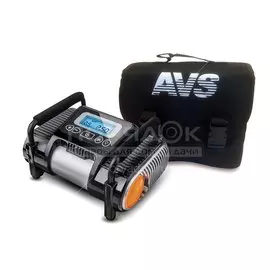 Компрессор автомобильный AVS, KE350EL, 35 л/мин, 12 В, 10 атм, с манометром, A80825S