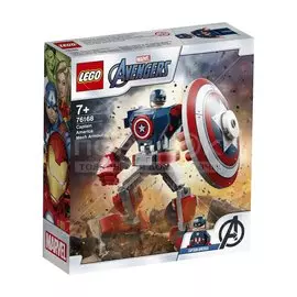 Конструктор LEGO Super Heroes Капитан Америка: Робот 76168, 121 деталь