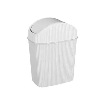 Контейнер для мусора пластик, 2,5 л, прям, плав крыш,Бытпласт, VELVET, 41121109380