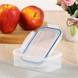 Контейнер пластик, 0.25 л, прямоугольный, H20