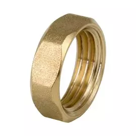 Контргайка 1", латунь, РосТурПласт