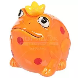 Копилка Лягушка, 9х10 см, керамика, Y4-3115