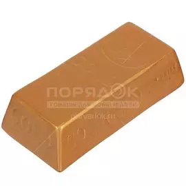 Копилка Слиток, 11х7х25 см, золотая