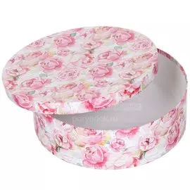 Коробка подарочная 33х10х33 см, Золотые узоры