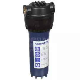 Корпус предфильтра Аквафор, для холодной воды, соединение 1/2 дюйма, 1 ступ, И5387