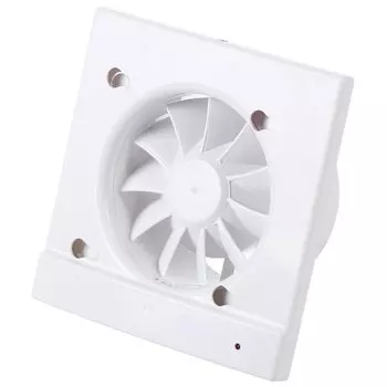 Корпус вентилятора настенный, выключатель, Viento, установочный диаметр 100 мм, 13 Вт, 105 м/ч, обратный клапан, SYSTEM+, КВС 100СК