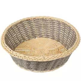 Корзина декоративная, 24х24 см, круглая, плетеная, Y4-5685