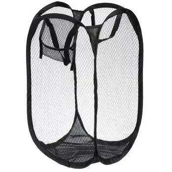 Корзина для белья и вещей, 23.5х46.5х23.5 см, черная, Y4-6491