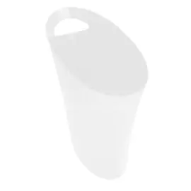 Корзина 7.5 л, 17.8х31х33.5 см, пластик, белая, Svip, Elegance, SV5008БЛ