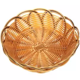 Корзина универсальная плетеная NeoWay Мульти MJ-PP016BRBK круглая, 18х6.5 см