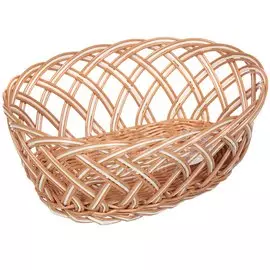 Корзина универсальная плетеная NeoWay Мульти MJ-PP022BRBG овальная, 25х19х9 см