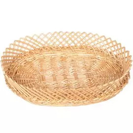 Корзина 31х23 см, овальная, плетеная, ротанг, бамбук, Y3-950