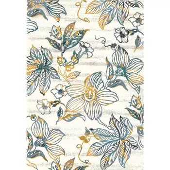 Ковер интерьерный 1.33х1.9 м, Silvano, Листья, прямоугольный, 219221B