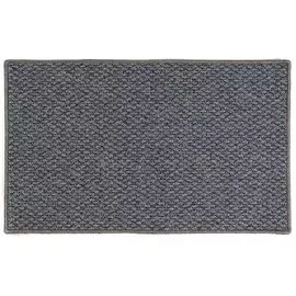 Ковер интерьерный придверный, 50х80 см, прямоугольный, серый, Фьюджи