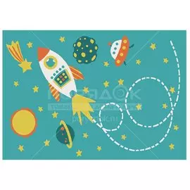 Ковер Play 13PMP прямоугольный, 1.2х1.7 м