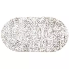 Ковер интерьерный 0.8х1.5 м, Silvano, Cyrus, овальный, Cream/Cream, A0249A