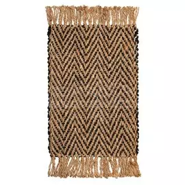 Ковер Волны JWN-1 джутовый с бахрамой, 0.5х0.8 м