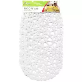 Коврик для ванной, антискользящий, 0.38х0.68 м, ПВХ, белый, Y3-683