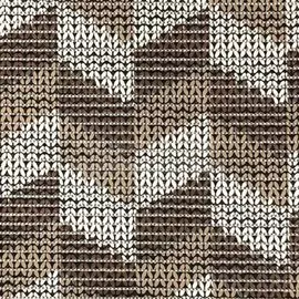 Коврик для ванной Вилина Евро зигзаг коричневый 108 BG, 1500х65 см