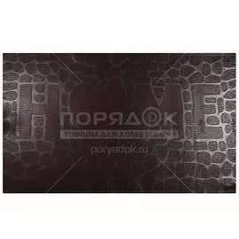 Коврик придверный, 45х75 см, прямоугольный, резина, Дом, Y4-2763/Y4-2763-2