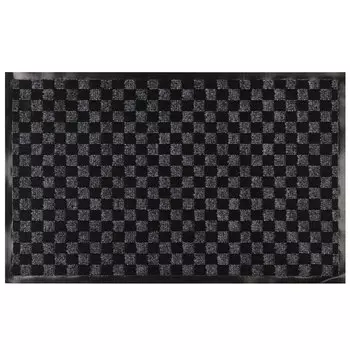 Коврик придверный, 50х80 см, прямоугольный, ПВХ, серый, Жаккард , ComeForte, НР-207