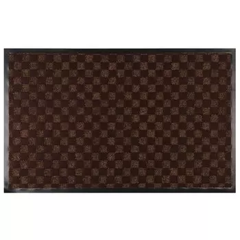 Коврик придверный, 50х80 см, прямоугольный, ПВХ, коричневый, Жаккард , ComeForte, НР-206