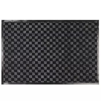 Коврик придверный, 60х90 см, прямоугольный, ПВХ, серый, Жаккард , ComeForte, НР-212