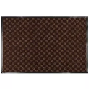 Коврик придверный, 60х90 см, прямоугольный, ПВХ, коричневый, Жаккард , ComeForte, НР-211