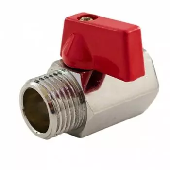 Кран для бытовых приборов, 3/4", г-ш, латунь, прямой, STI