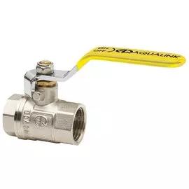 Кран для газа 1/2", г-г, ручка, AquaLink