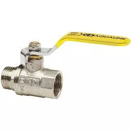 Кран для газа 3/4", г-ш, ручка, AquaLink