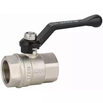 Кран для воды, 3/4", г-г, ручка, Gappo