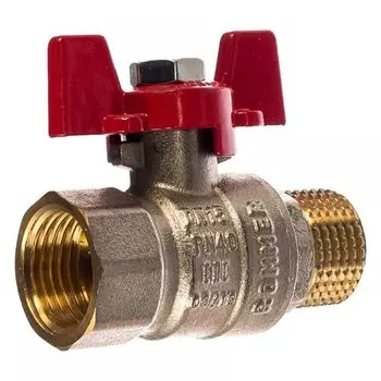 Кран для воды, 3/4", г-ш, ручка-бабочка, Rommer