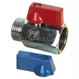 Кран для бытовых приборов, 1/2", г-ш, прямой, ProFactor