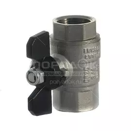 Кран для воды, 3/4" (20 мм), Г-Г, ручка-бабочка, ProFactor, Strong, PF FBV 283