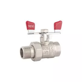 Кран для воды, 1/2" (15 мм), с американкой, ProFactor, Trend, PF UBV 924