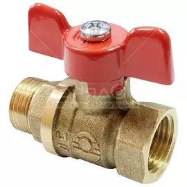 Кран для воды, 3/4", г-ш, ручка-бабочка, Valfex