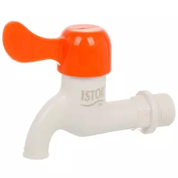 Кран водоразборный, 1/2", пластик, Istok life
