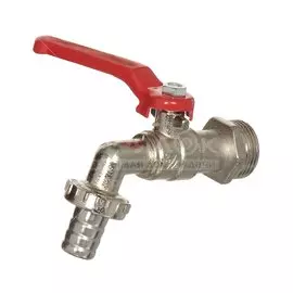 Кран водоразборный, 3/4", со штуцером, индивидуальная упаковка, ComfortFactor