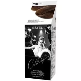 Краска для волос, Estel, Celebrity, 7/0, русая, 140 мл