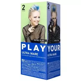 Краска для волос, Estel, Play, 2, для цветного мелирования, 2УльтрМайр, 95 мл