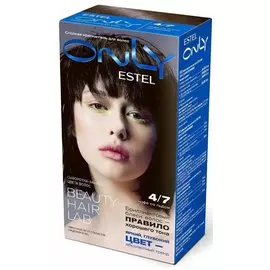 Краска-гель для волос, Estel, Only, 4/7, шатен, 155 мл