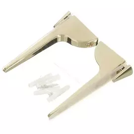 Комплект креплений для полки, 2 шт, золото, Trodos, ZY-156, 304079