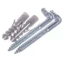 Крепление для водонагревателя, 2 шт, 10 х 100 мм, СантехКреп, Костыль, 1.5.1