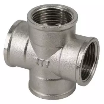 Крестовина 1", никель, РосТурПласт